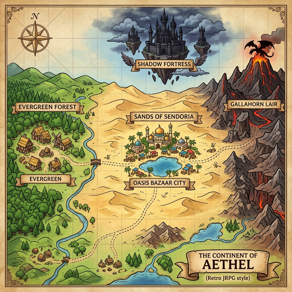 Equilibria Overworld Map